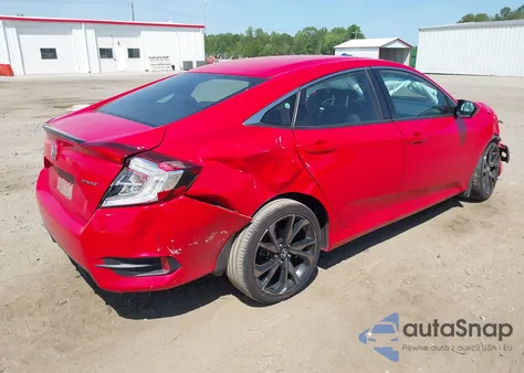 2021 Honda Civic Sport из США, поврежденный, VIN 2HGFC2F88MH536725